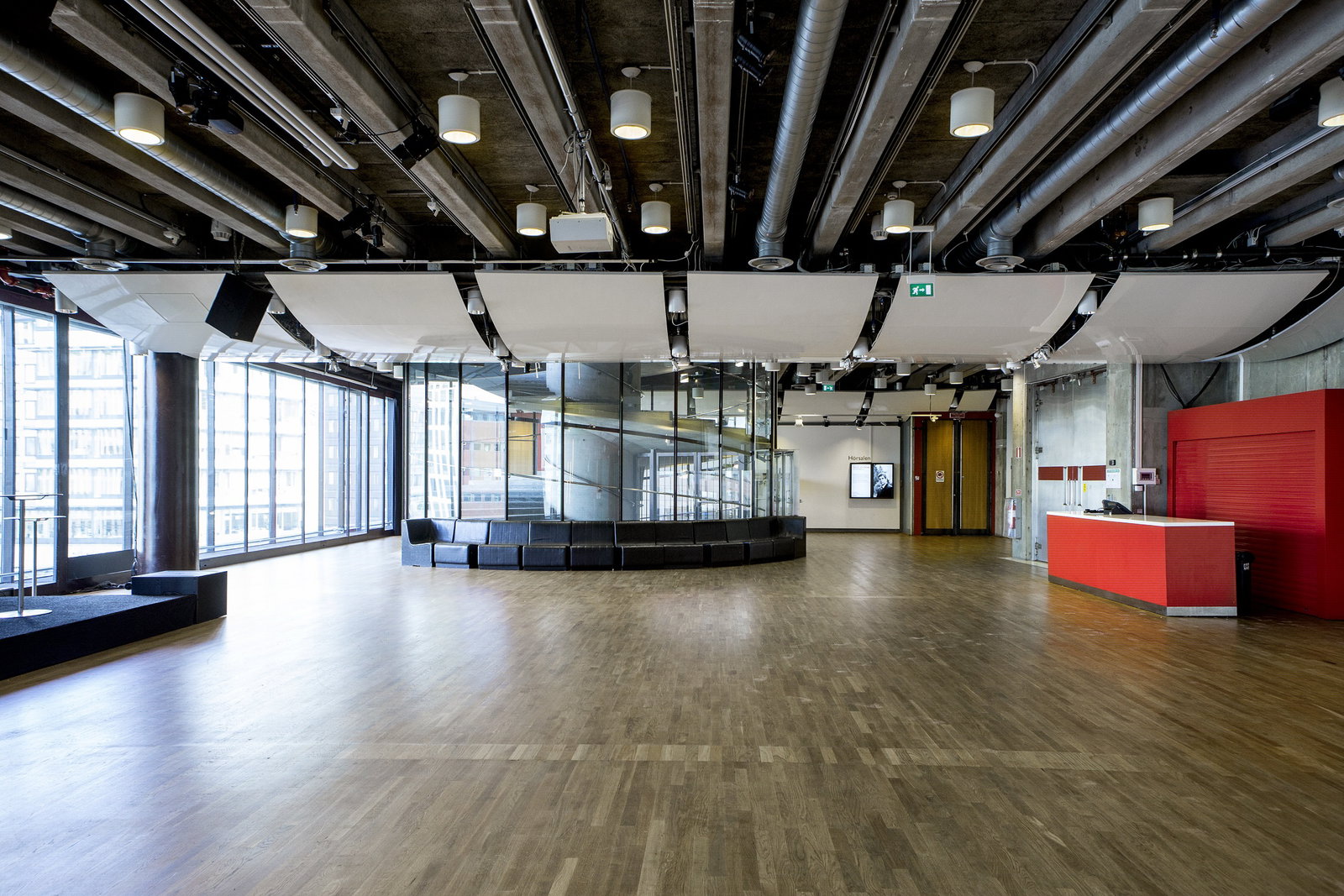 Foajé 3 i Kulturhuset. 