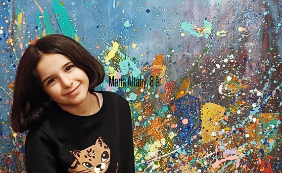 Maria, 8 år
