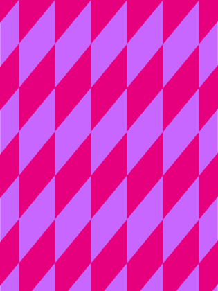 En grafisk bild med diamantformer i lila och rosa