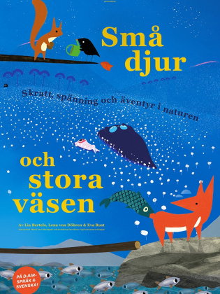 Filmaffisch med olika tecknade djur i sagotema